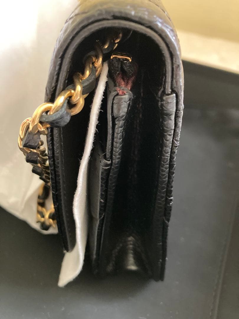 ⭐︎popo⭐︎CHANEL チェーンウォレット　キャビアスキン　新品.未使用