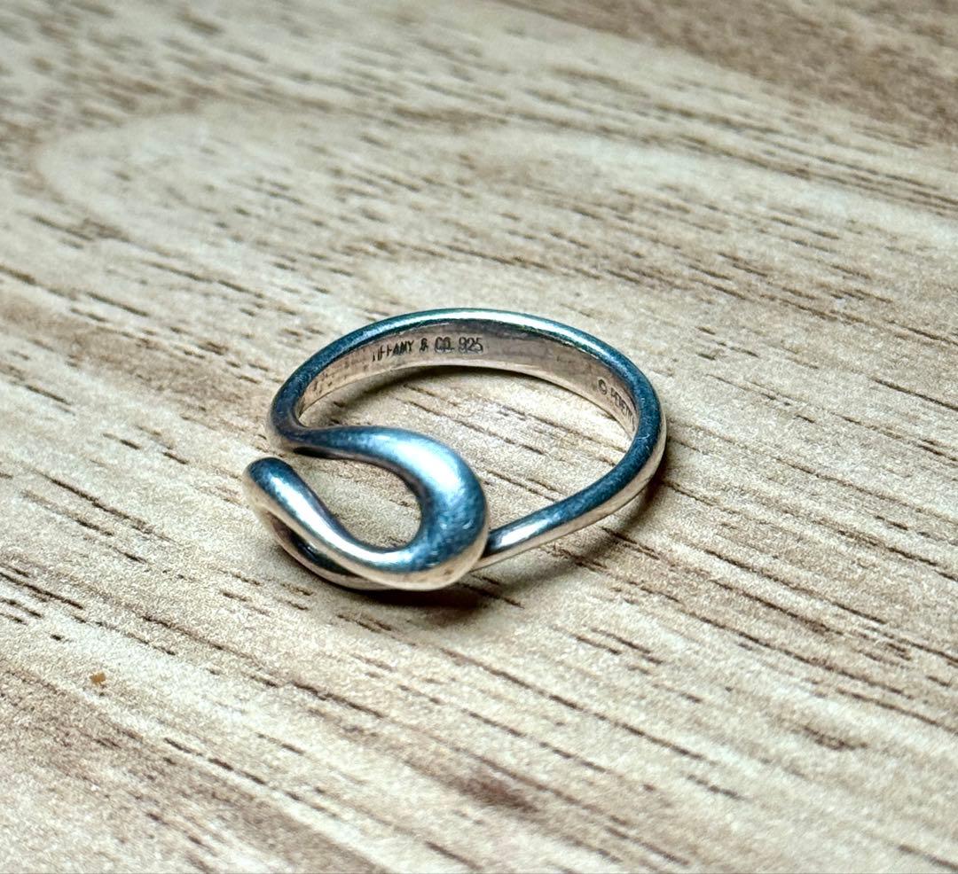 6号 Tiffany & Co. オープンウェーブリング シルバー ティファニー