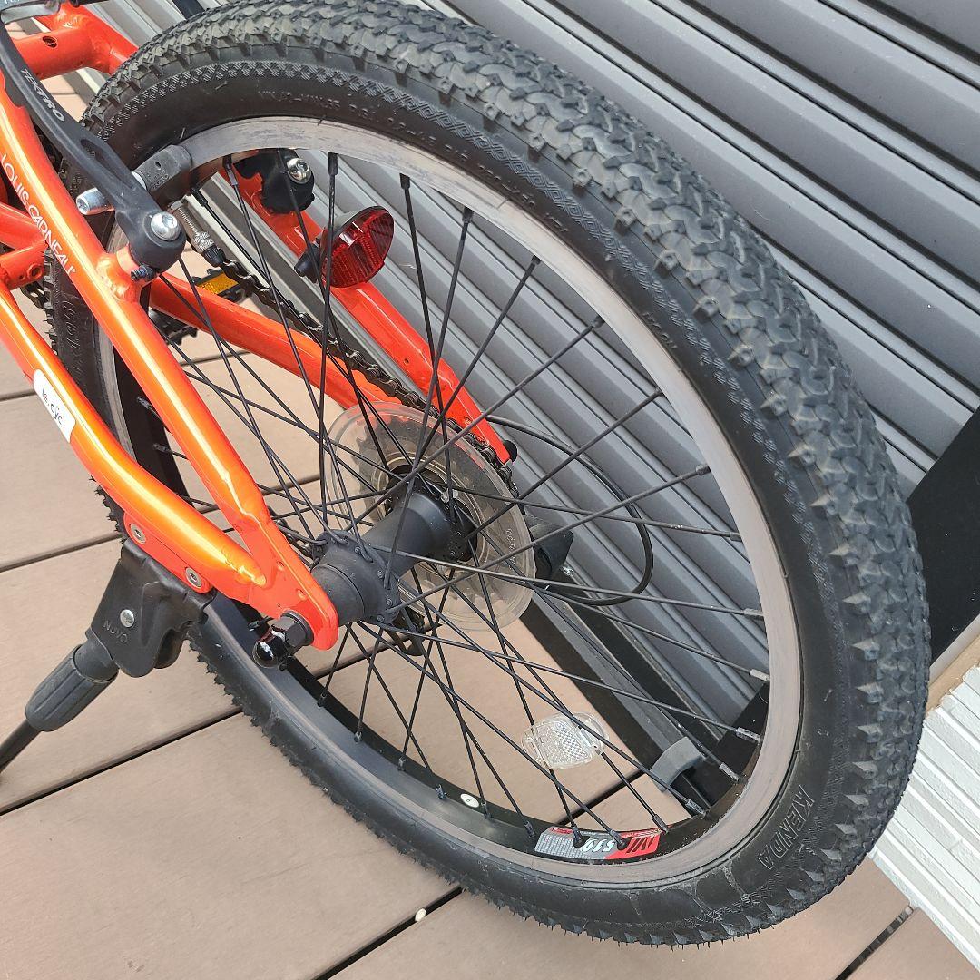 2024年購入 ルイガノの自転車 20インチ オレンジ 美品！