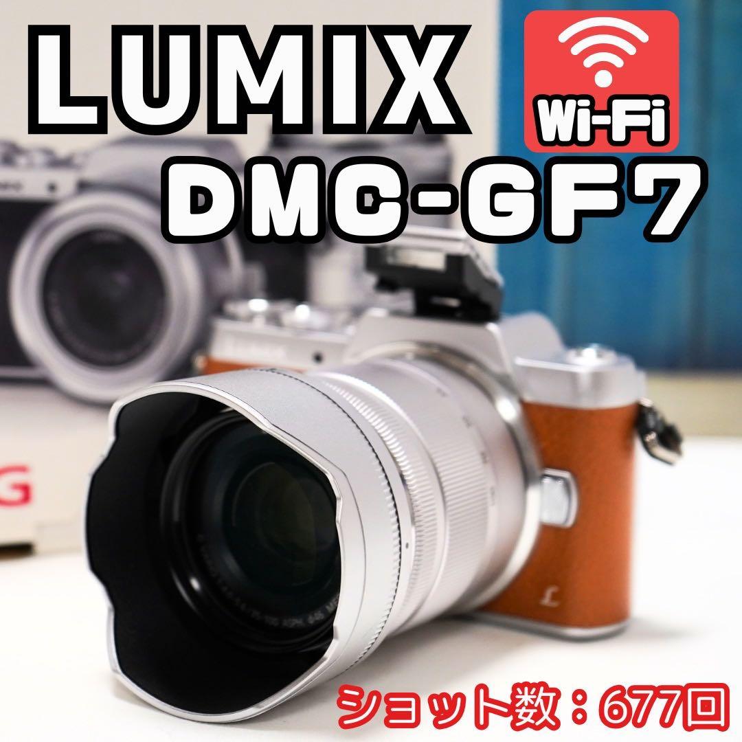 ショット数677回 LUMIX GF7 Wi-Fi ミラーレス 35-100mm