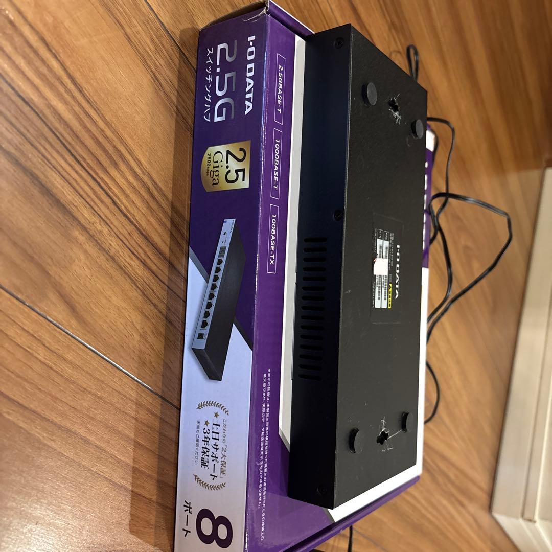 I-O DATA 2.5G スイッチングハブ 8ポート