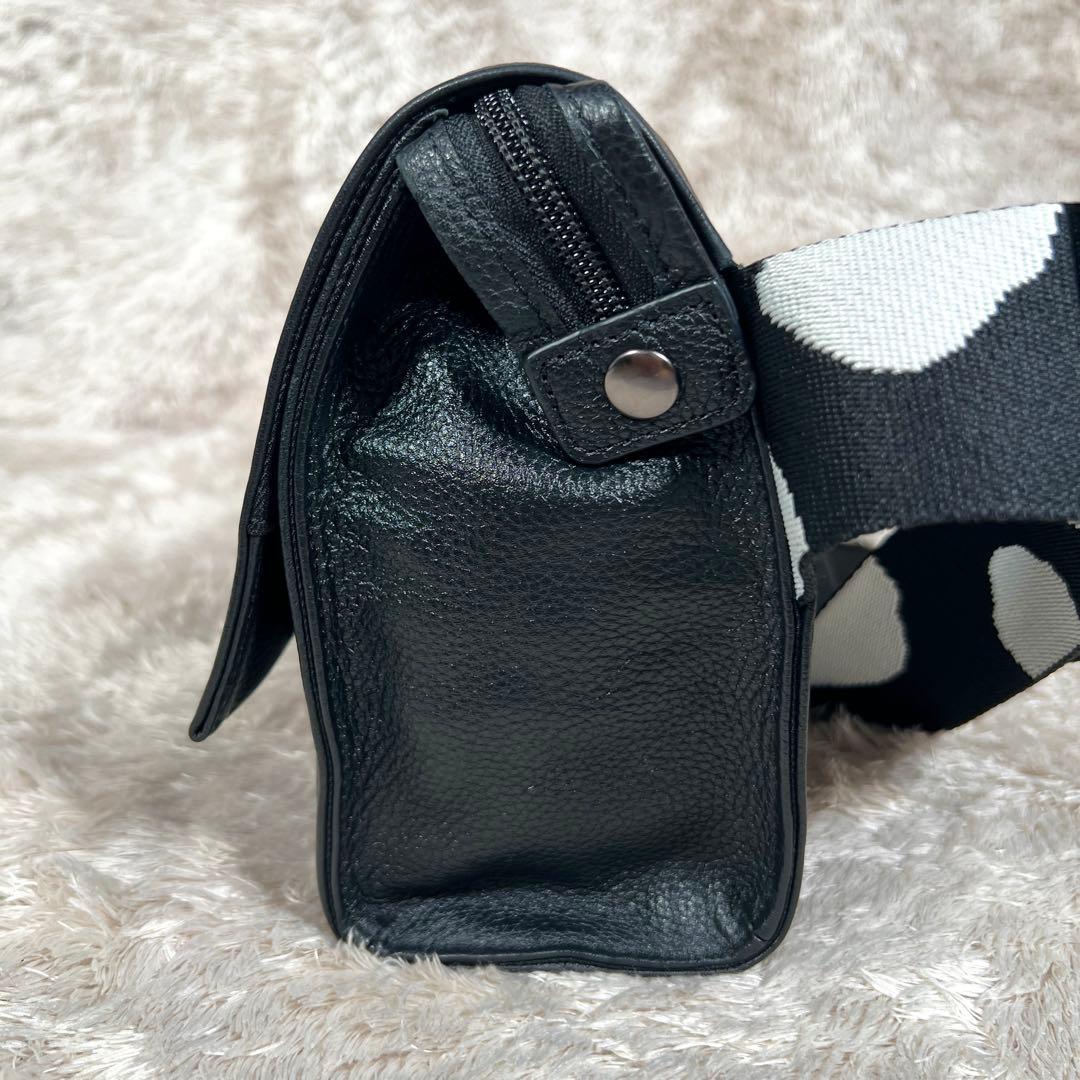 極美品　ear PAPILLONNE ショルダーバッグ ワイド　ダルメシアン