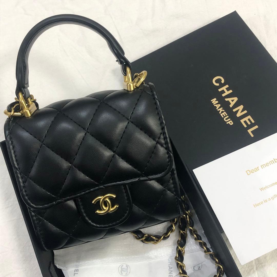 VIP限定 ノベルティ ミニ チェーン ショルダーバッグ ブラック - メルカリ