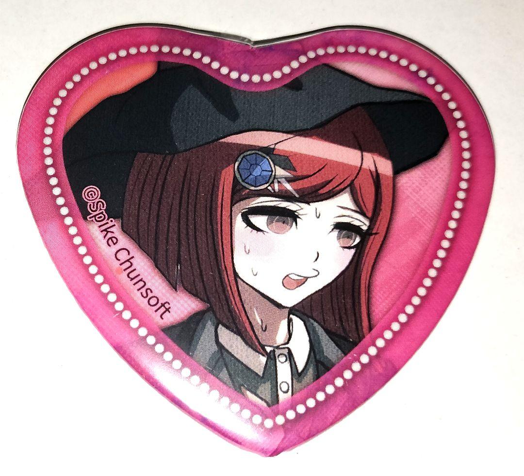 ダンガンロンパ 夢野秘密子 テレ顔ハート缶バッジ ナンジャタウン