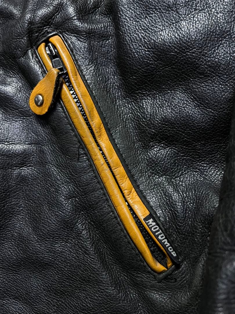 1990's Leather Riders Jacket Moto Mod