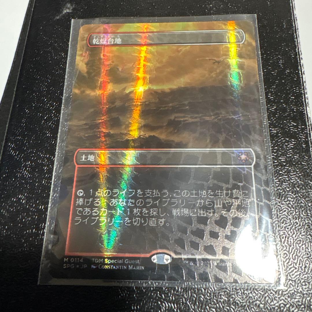 MTG 乾燥台地ドラゴンスケイルfoil 日本語