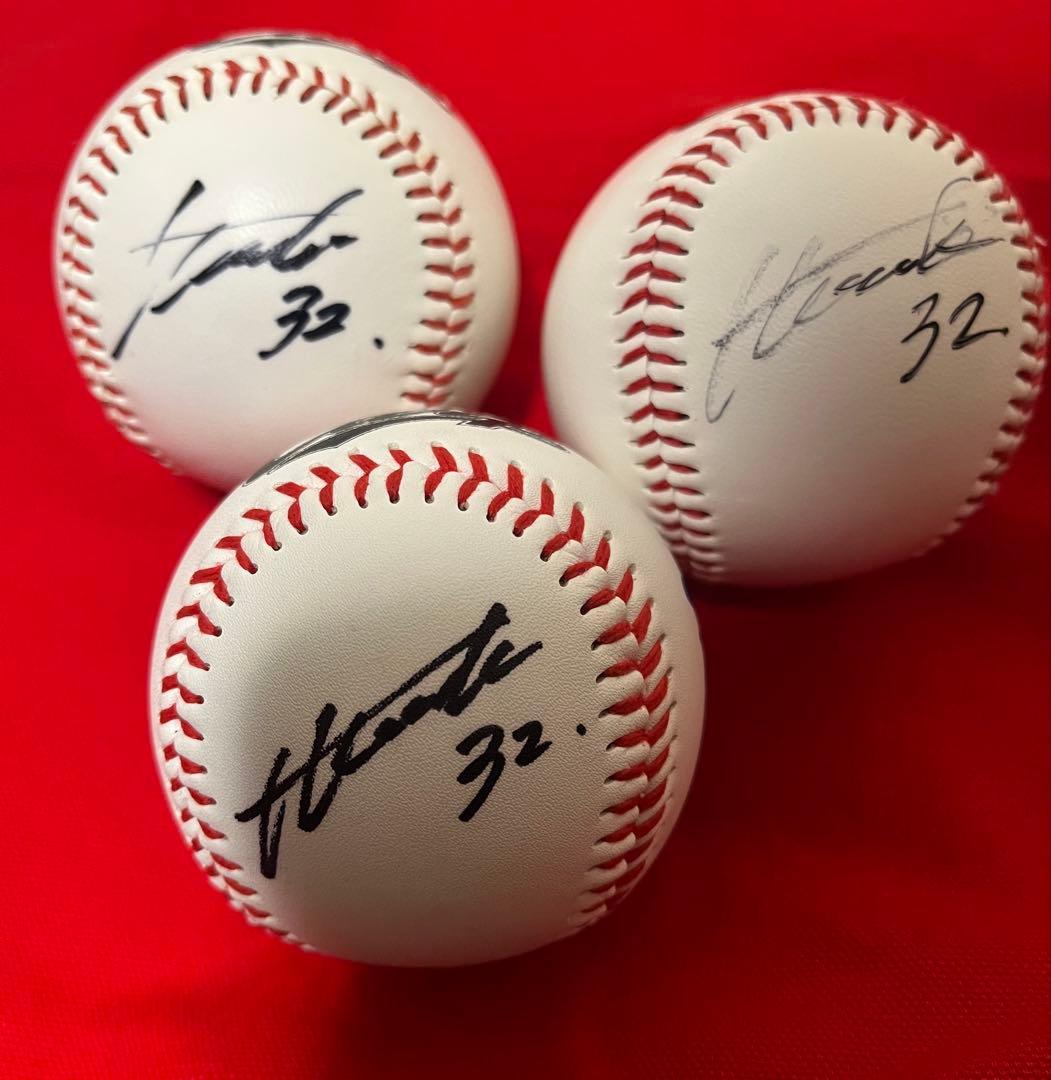 広島東洋カープ　石原貴規選手　直筆サインボール　投げ込み球　球団ロゴ入り 広島東洋カープ 石原貴規選手 直筆サインボール 投げ込み球 球団ロゴ