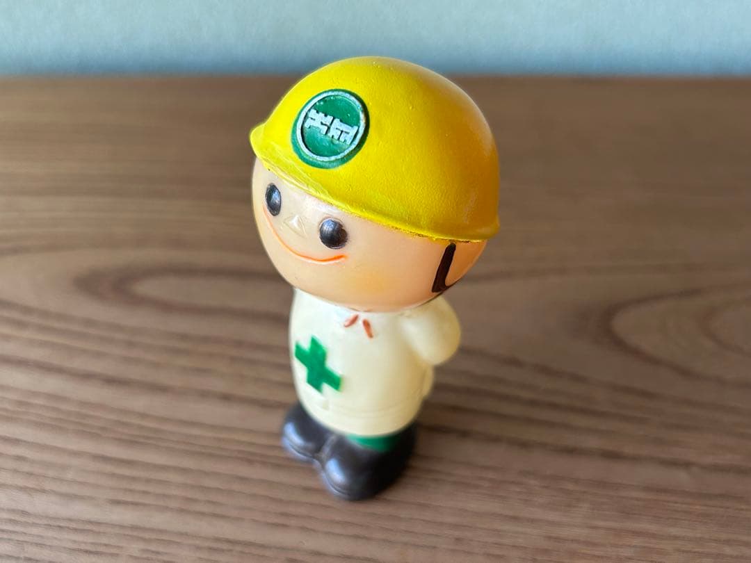 珍品 昭和57年頃 大成建設 ソフビ人形 週刊文春 コラム 立ち話 キャラクター