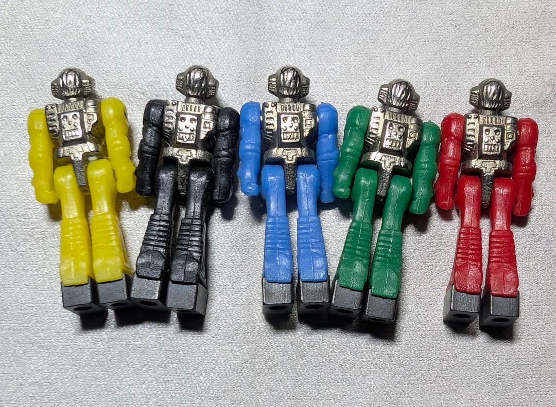 当時物 ダイアクロン隊員5体セット タカラ玩具 戦隊 超合金 ビンテージ