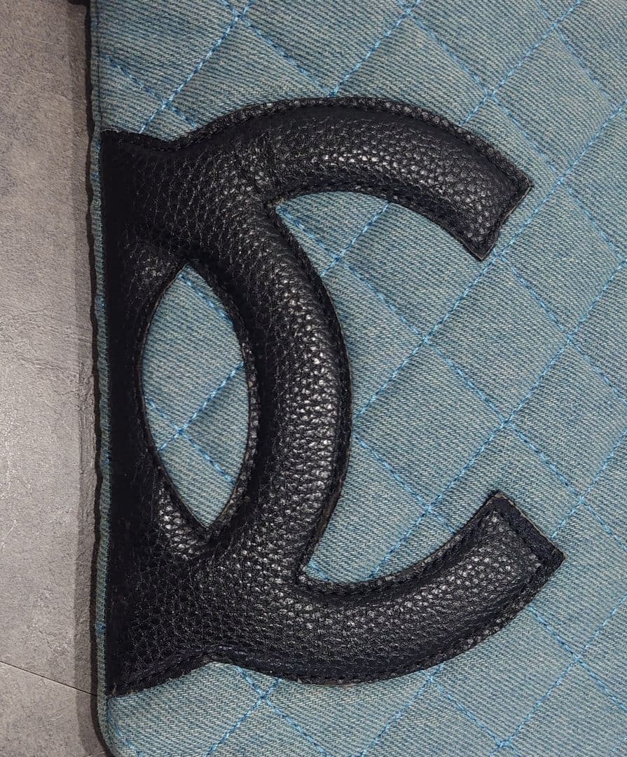 CHANEL　シャネル　ノベルティ　バッグ　ショルダー　デニム　斜めがけ可能