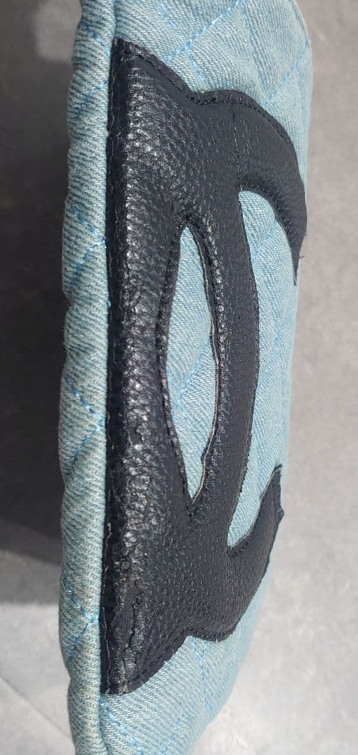 CHANEL　シャネル　ノベルティ　バッグ　ショルダー　デニム　斜めがけ可能