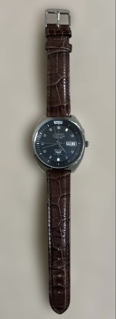 動作確認済 シチズン セブンスター デラックス マンスリー ビンテージ 23石