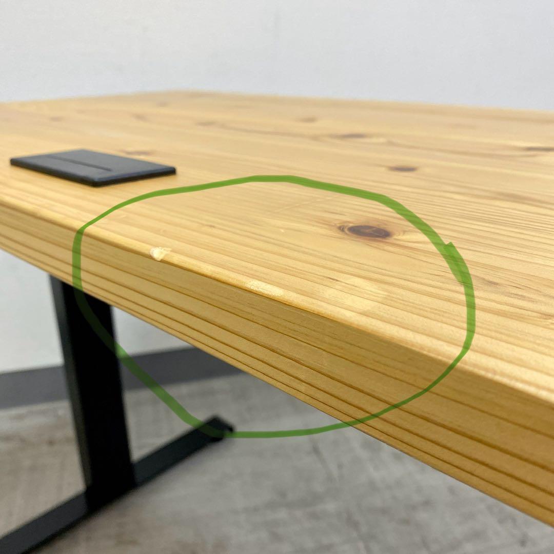 KANADEMONO THE TABLE かなでもの 無垢杉 電動昇降テーブル