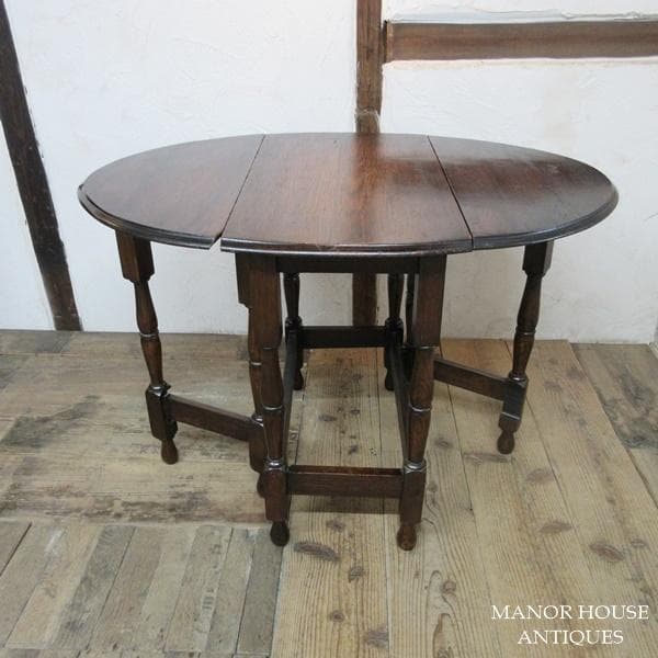 イギリス アンティーク 家具 ゲートレッグテーブル ダイニング 英国 6634d