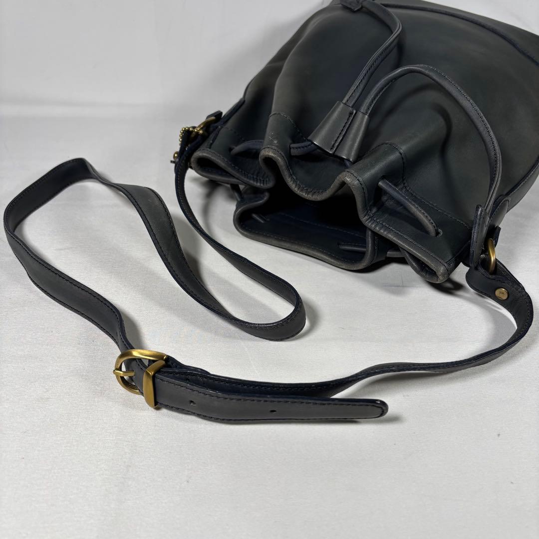 コーチ COACH ショルダーバッグ 斜め掛け 巾着 オールドコーチ レザー