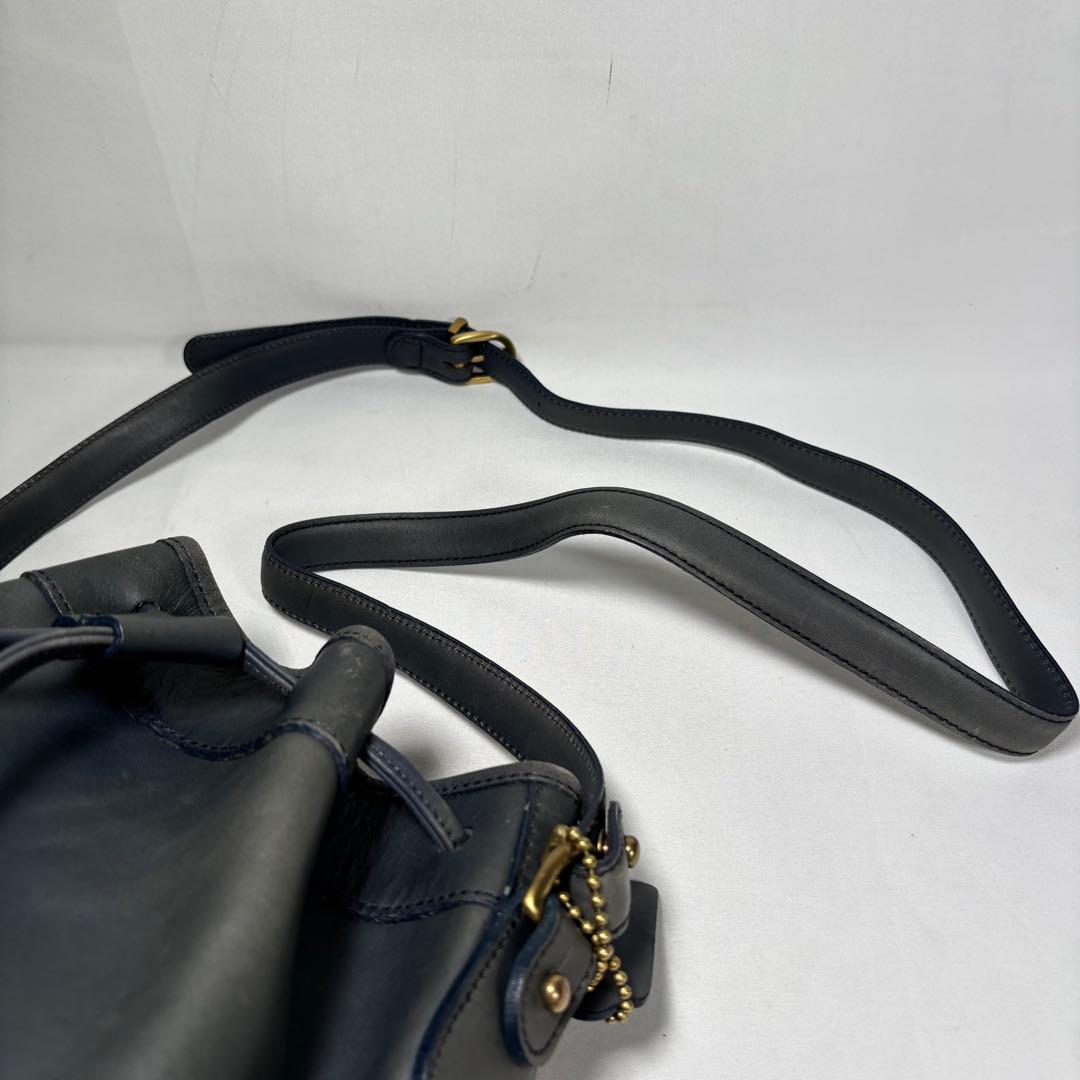 コーチ COACH ショルダーバッグ 斜め掛け 巾着 オールドコーチ レザー