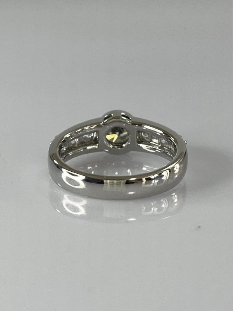 PT 天然ダイヤモンドリング 0.573ct 鑑別カード付き