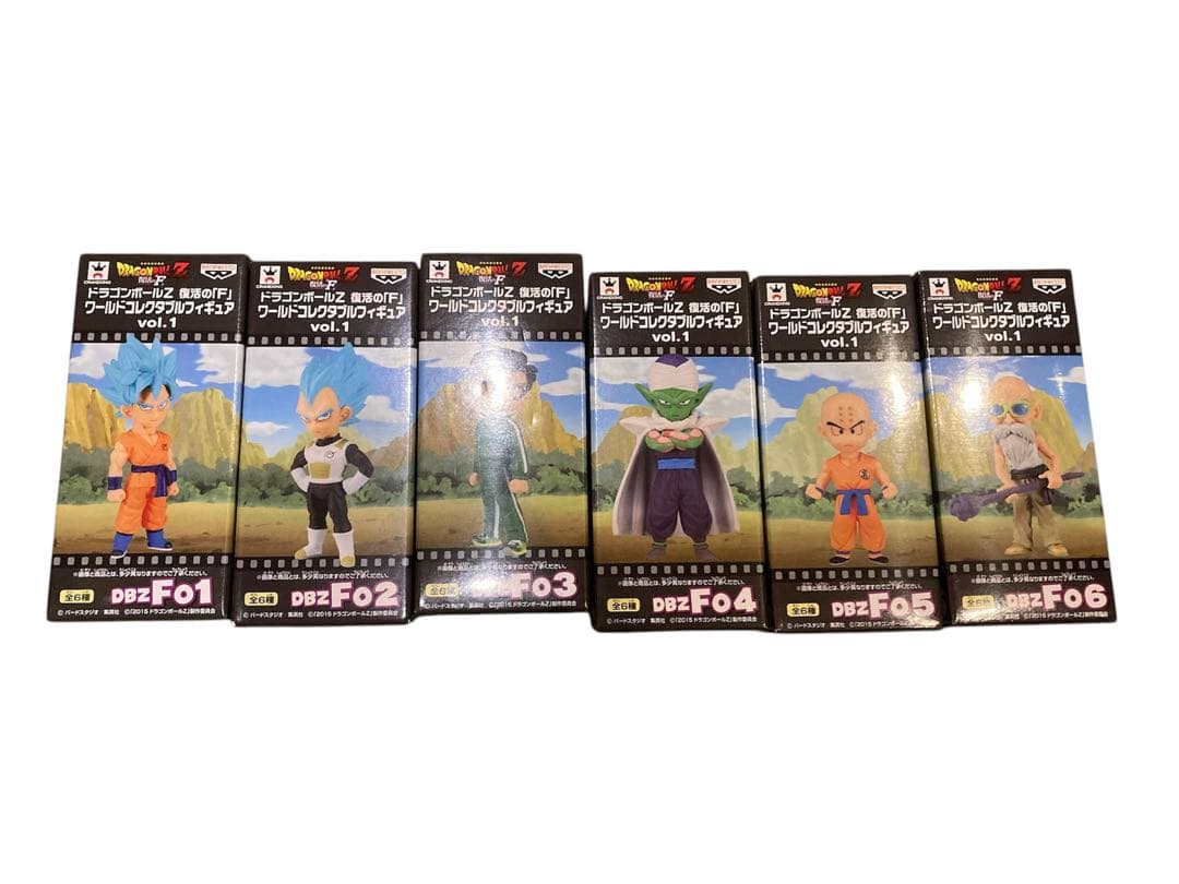 ドラゴンボールZ復活の「F」ワールドコレクタブルフィギュア 6体セット