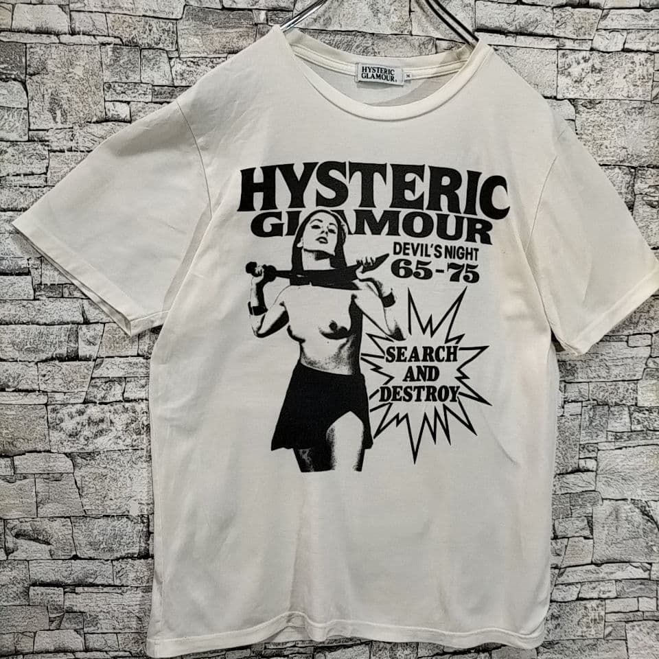 ☆希少☆ヒステリックグラマー Tシャツ ヒスガール 両面プリント エロ