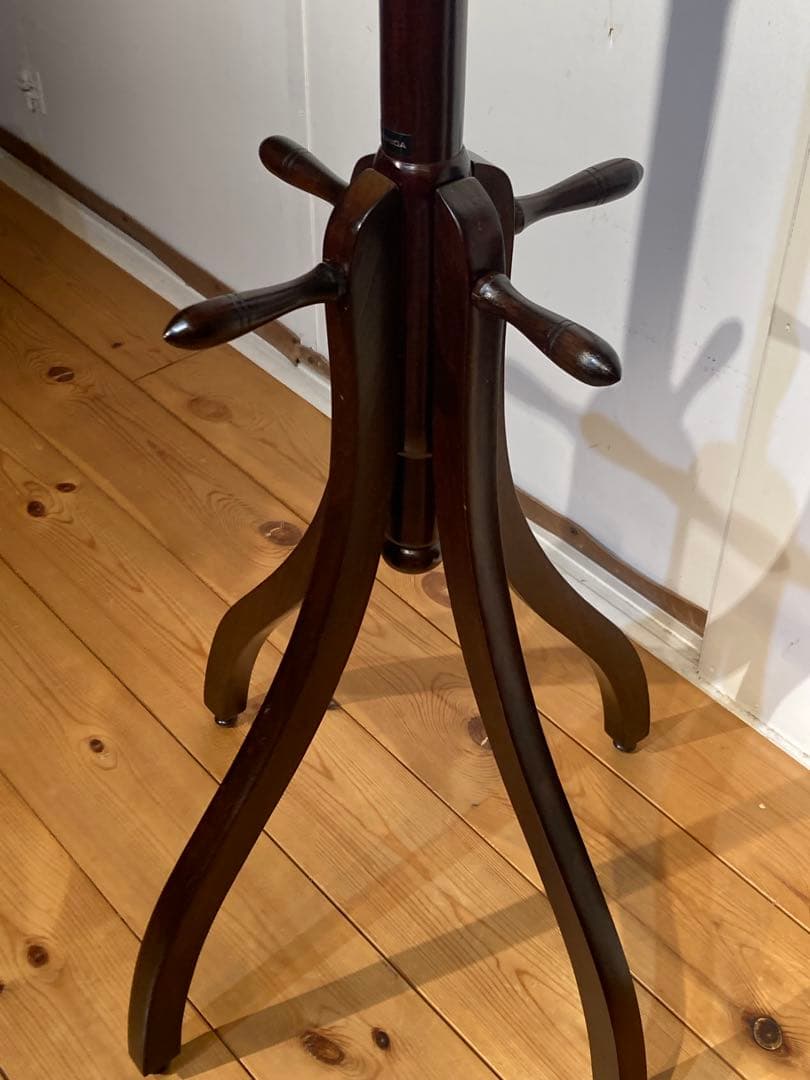 希少 ポールハンガー コロニアル ウッド UCHIDA ウチダ コードスタンド