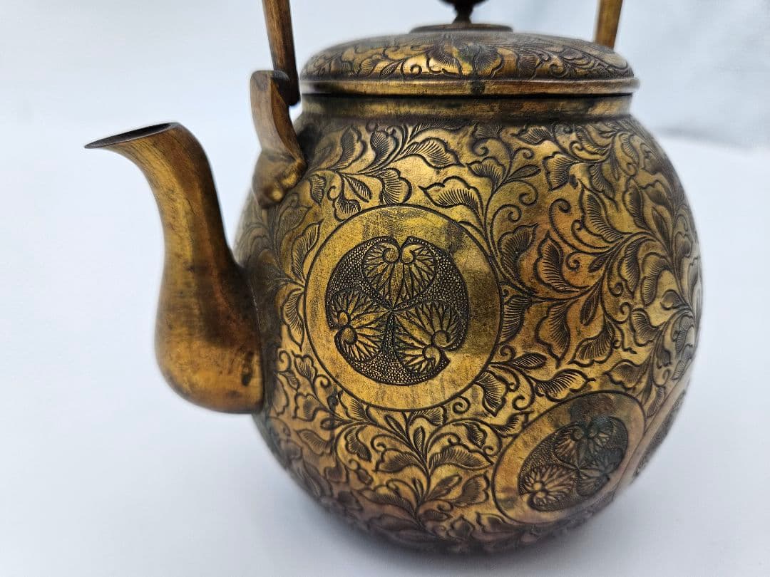 茶道具 阿弥陀堂釜 大西浄長 書札付 古美術(K-YC511) 阿弥陀堂炉釜