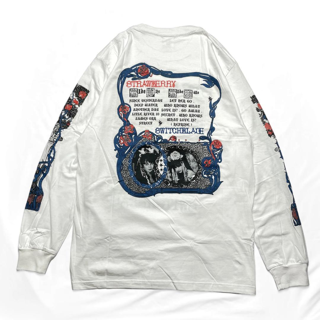 Strawberry Switchblade 両面プリント 長袖Tシャツ ロンT