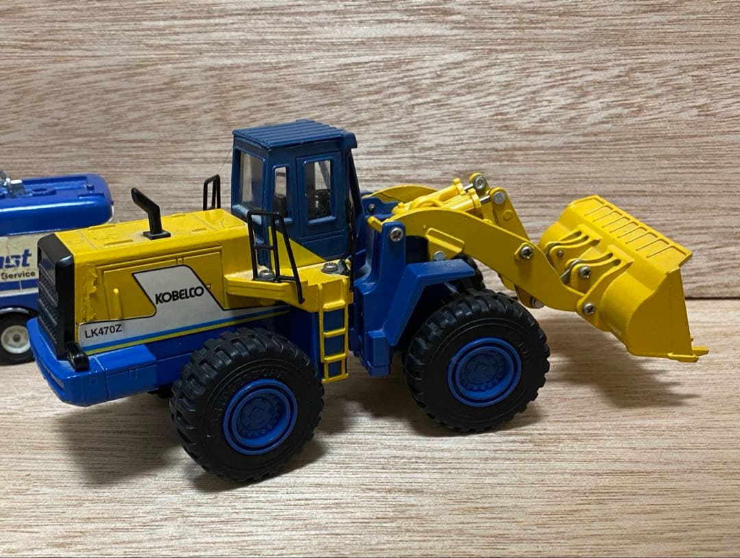 レア！　美品　日本製　ダイヤペット　ミニカー　重機　コベルコ　LK470Z