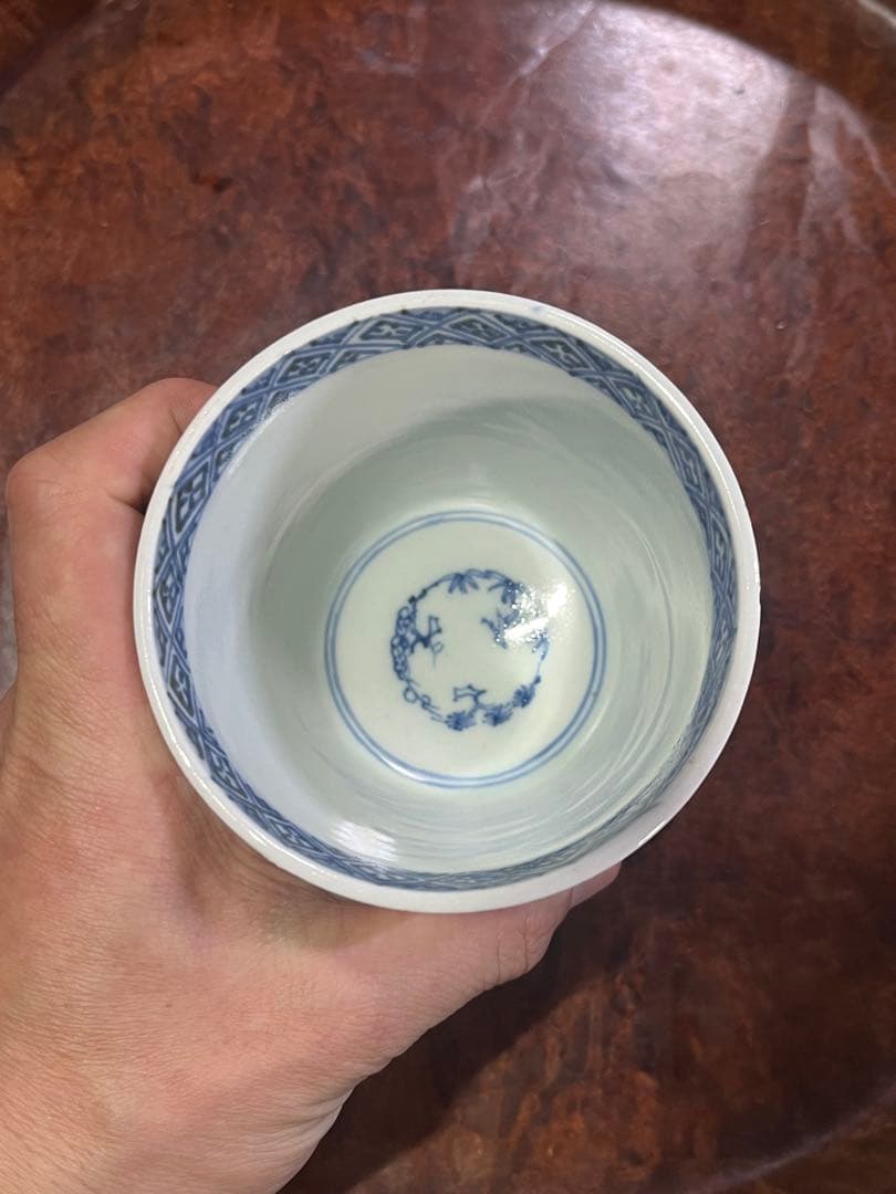 そばちょこ 上手 蘇轍 蕎麦猪口 古伊万里 鍋島 鈴虫 大振り くらわんか