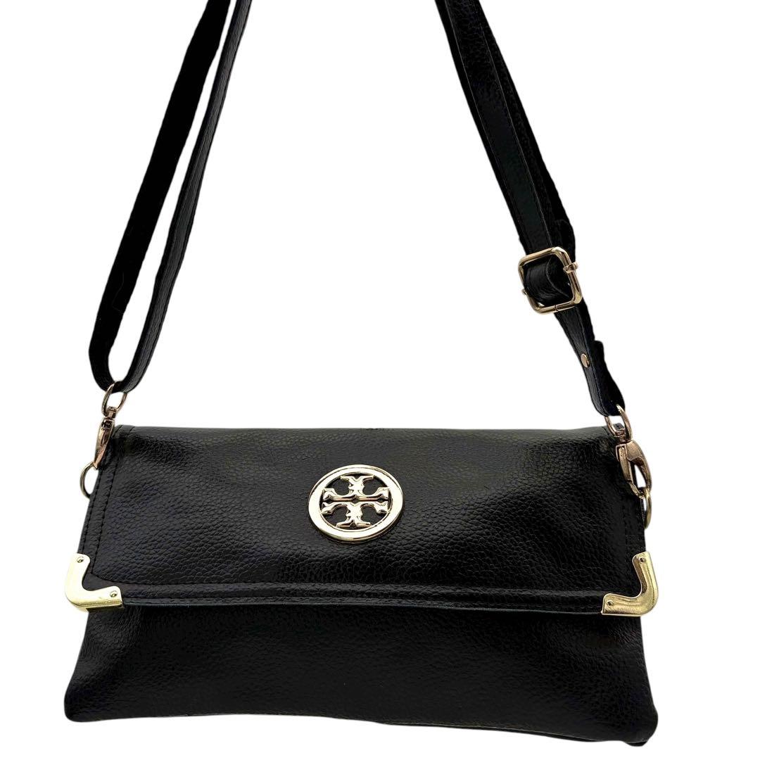美品　トリーバーチ　ショルダーバッグ　ブラック　黒　ミニバッグ　斜め掛け