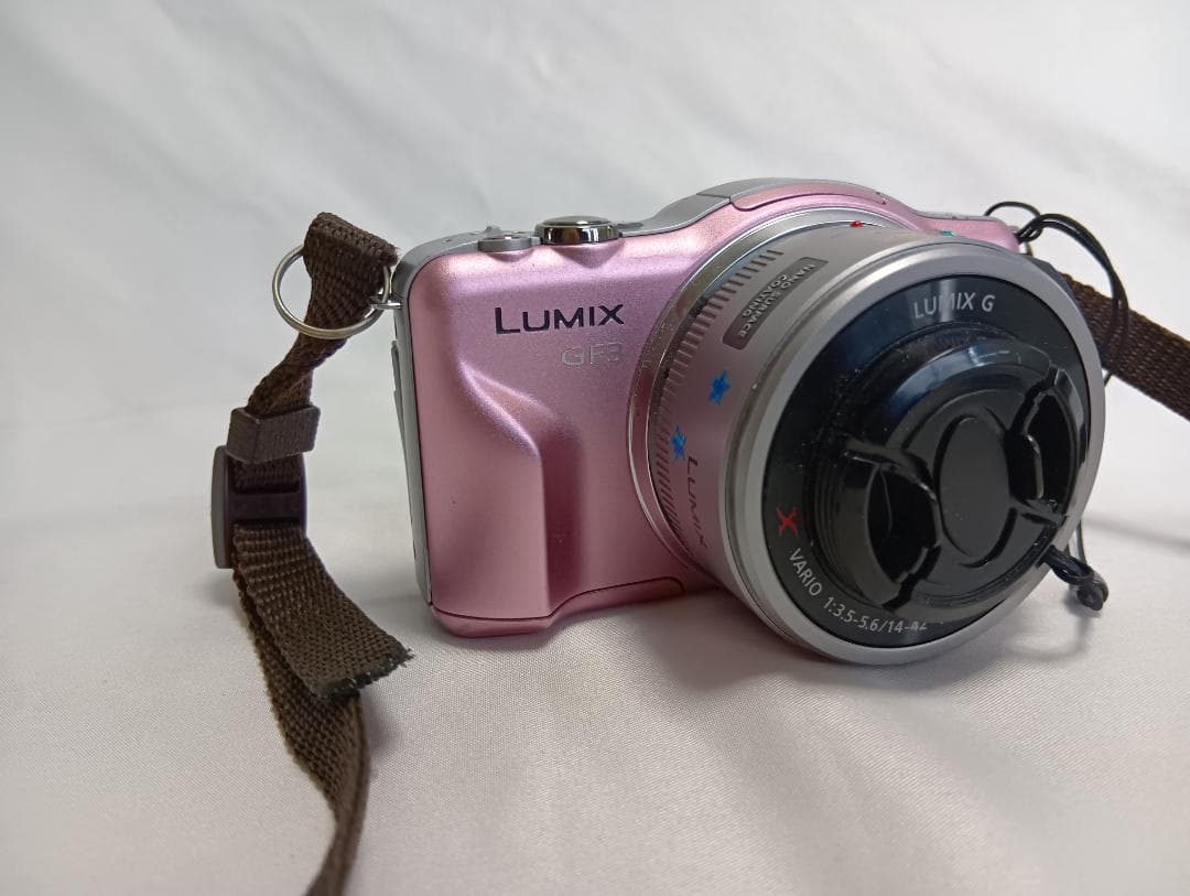 LUMIX ミラーレス一眼カメラ DMC-GF3X-P 電動ズームレンズキット
