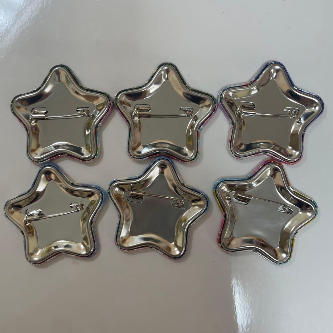 キャラポップフェスラブライブ！星型缶バッジvol.1絢瀬絵里 星空凛 西