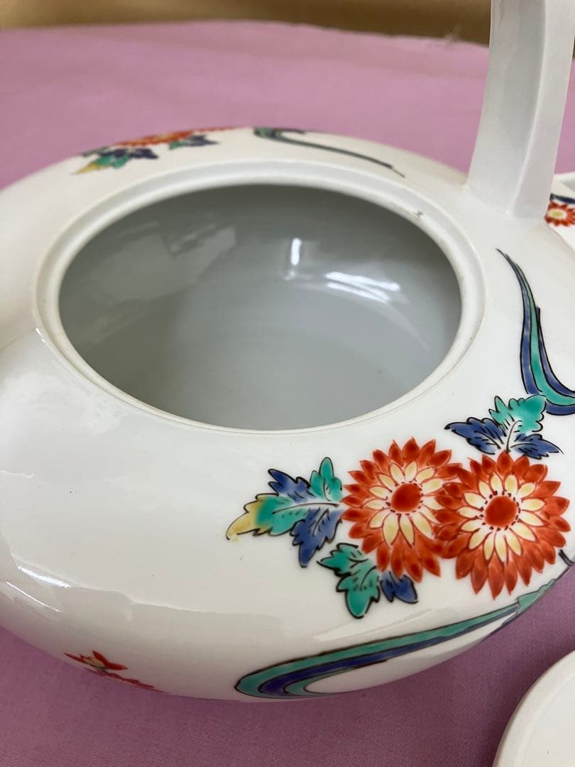 濁手 菊花文銚子