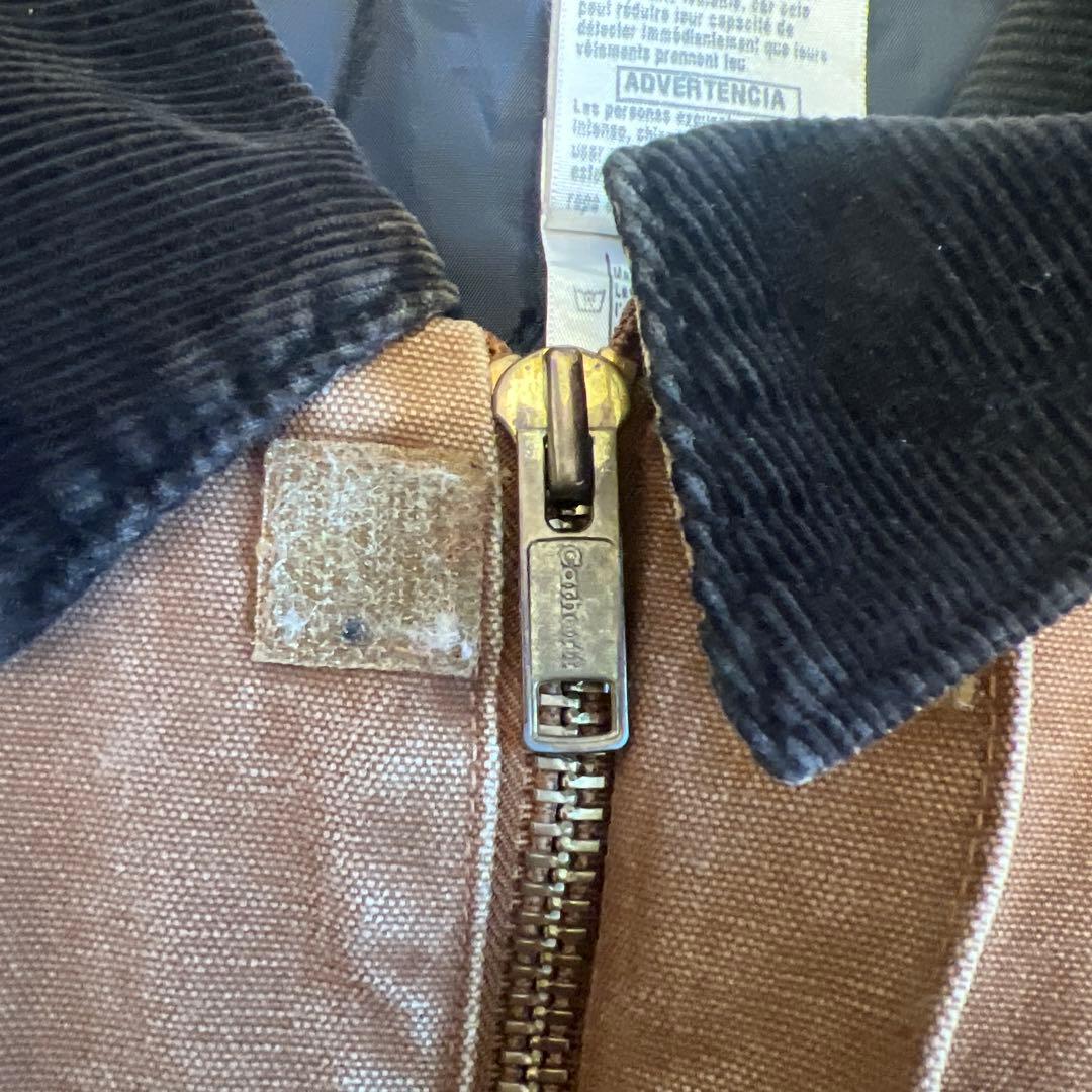 【フェード】Carhartt ブラウンコットンジャケット　ビックサイズ
