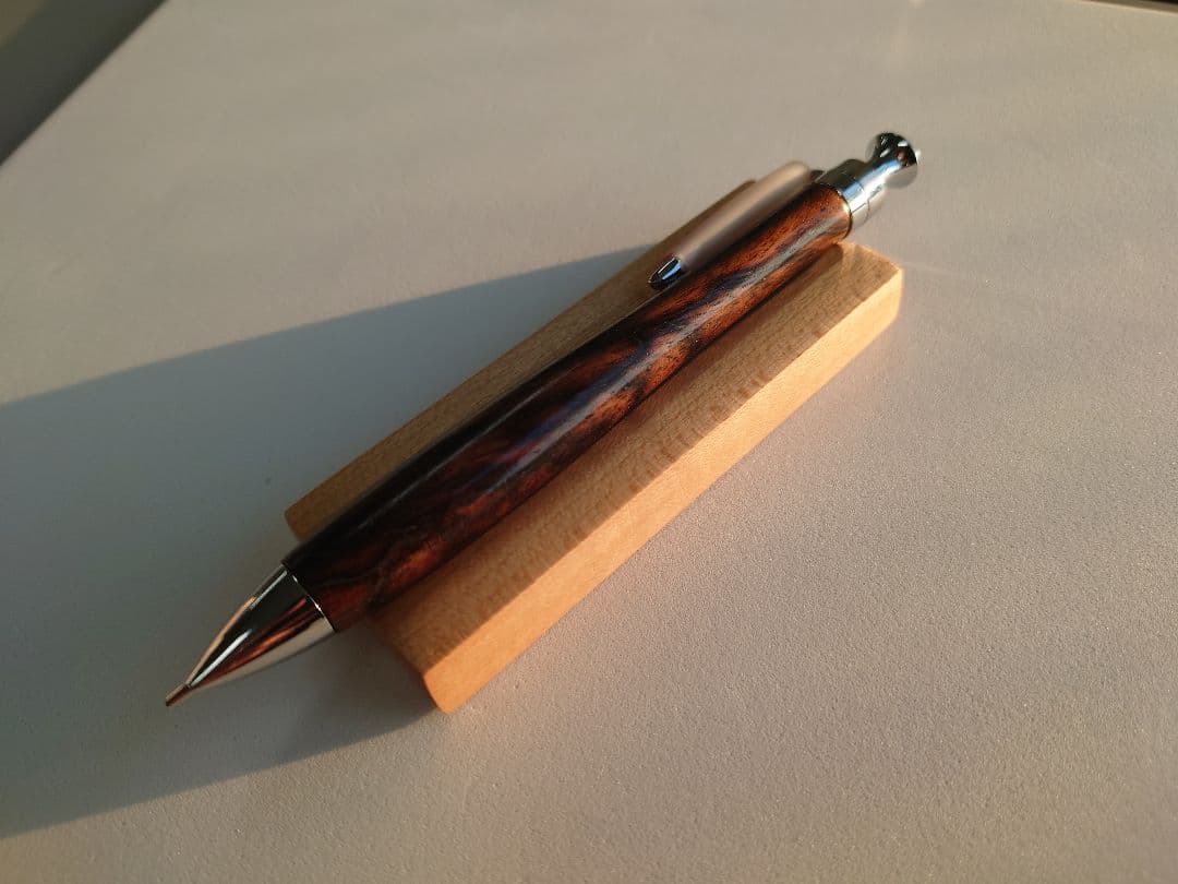 黒柿 シャープペンシル 新うるし 拭き漆