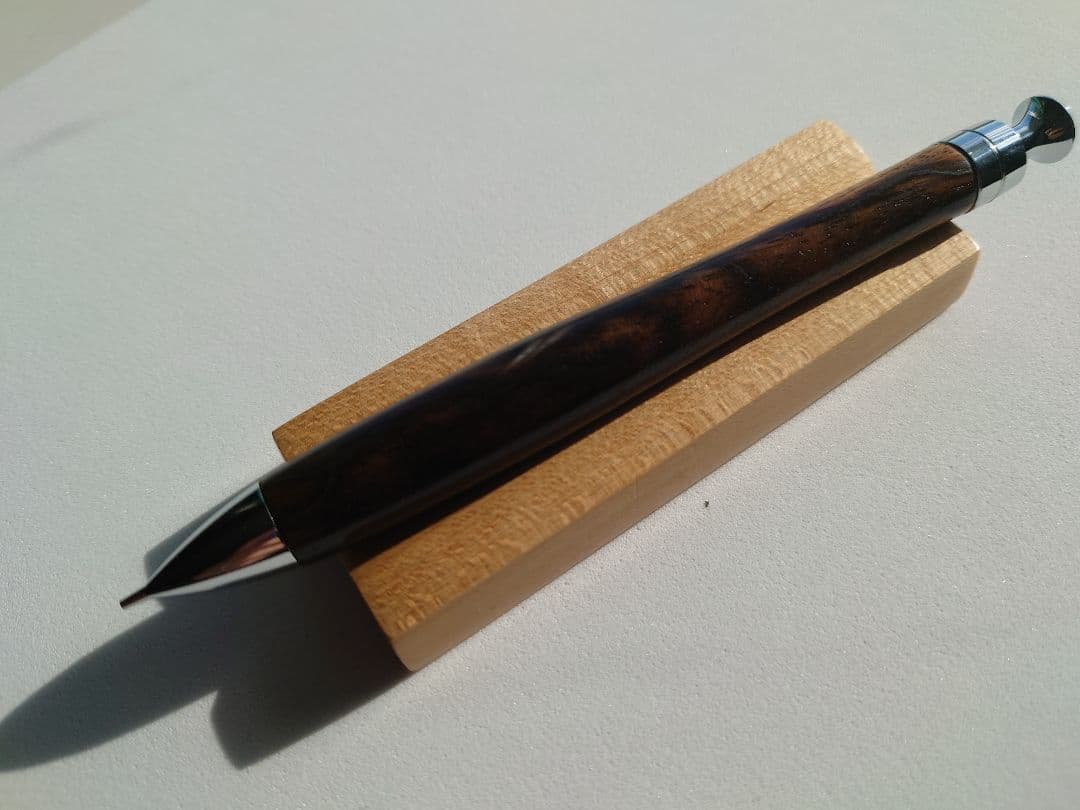 黒柿 シャープペンシル 新うるし 拭き漆