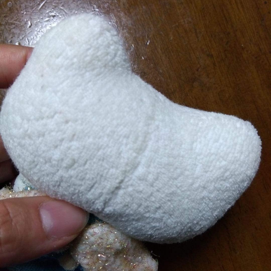 サンエックス　しあわせにゃんこ　ハート型宝石付きぬいぐるみ　平成レトロ