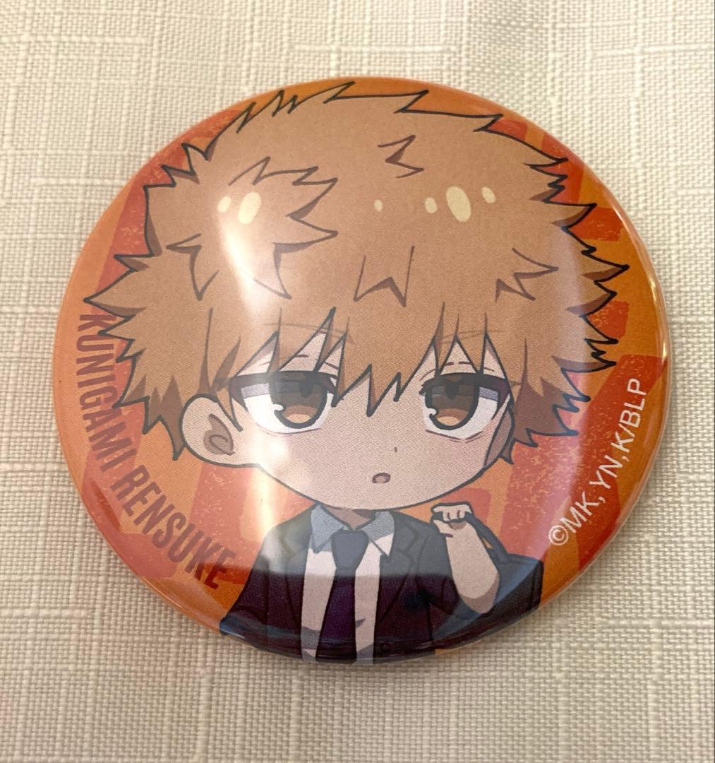 ブルーロック ベースヤードトーキョー 缶バッジ ミニキャラ 國神 錬介