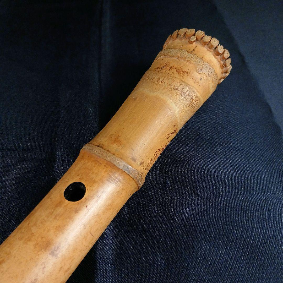 Y3110-1 琴古流 尺八 月童 銀三線 全長67㎝ 竹製 - メルカリ