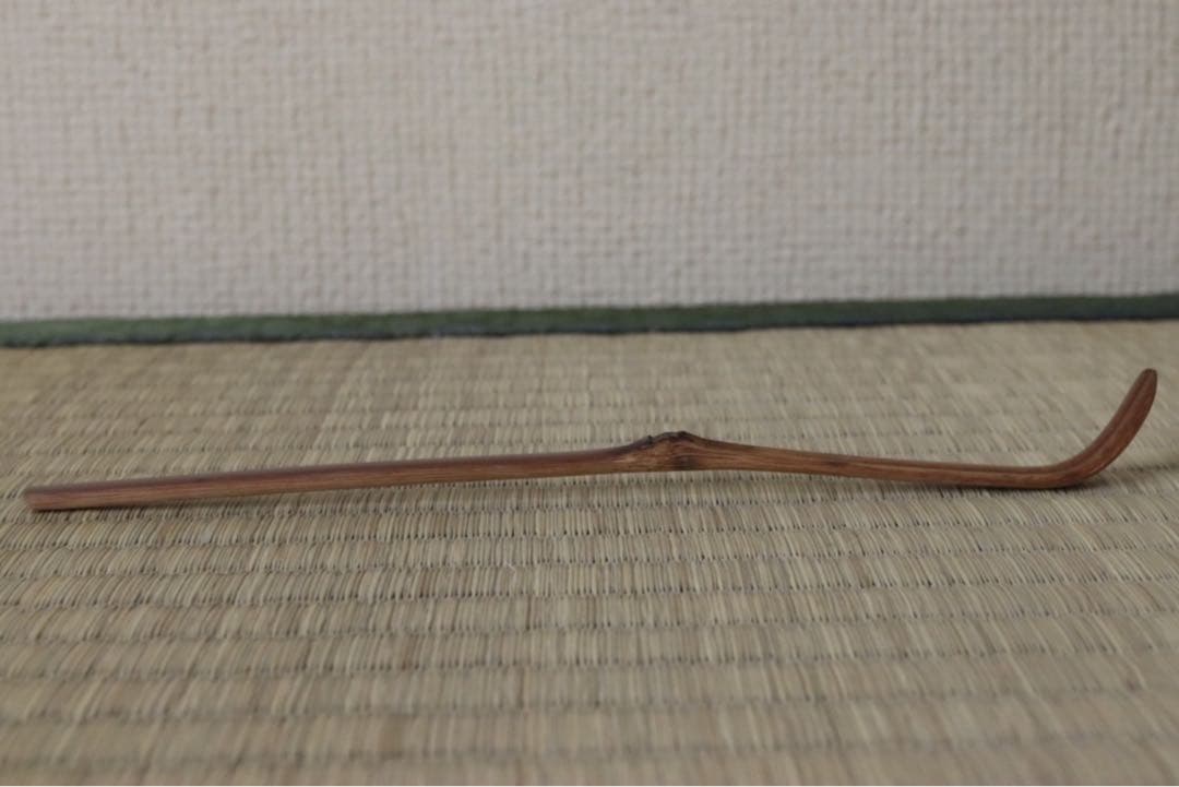 惺斎 自作茶杓 銘 虫の音 共箱 共筒 茶道具 黒田正玄