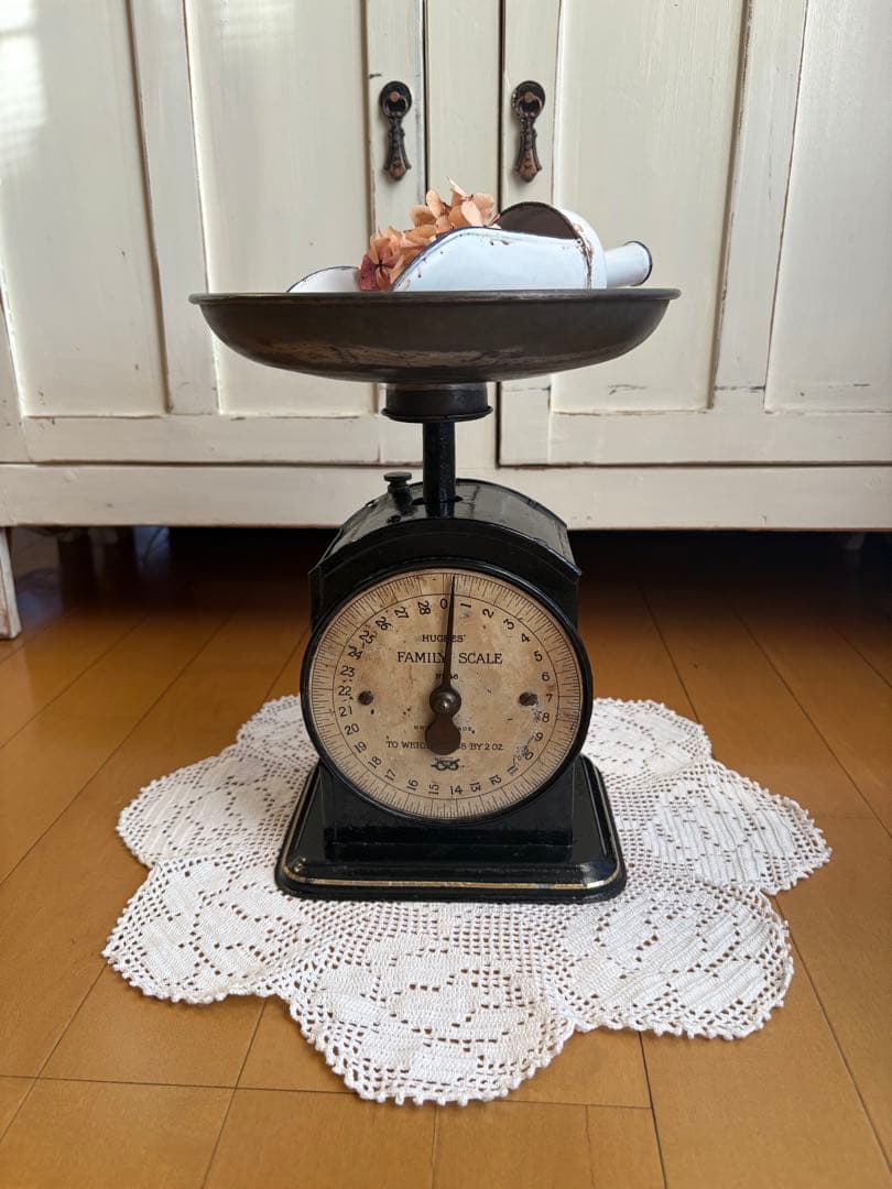 優子ママ様御専用 英国アンティーク SALTER キッチンスケール No.48