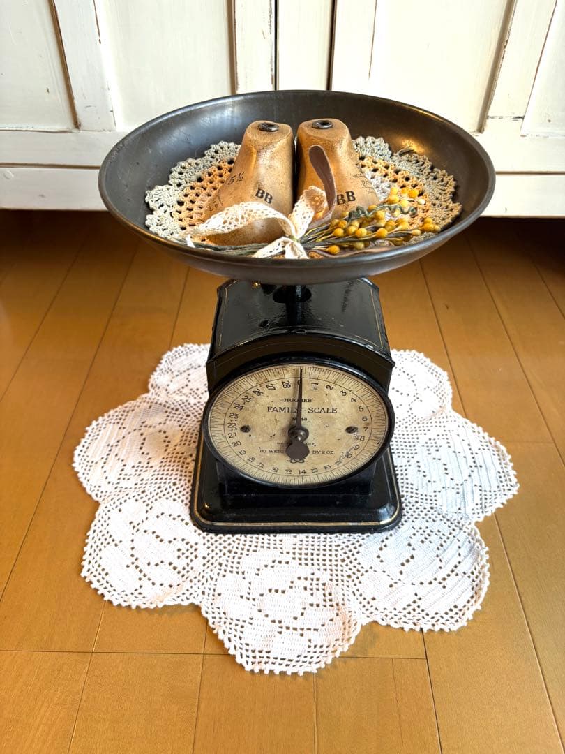 優子ママ様御専用 英国アンティーク SALTER キッチンスケール No.48