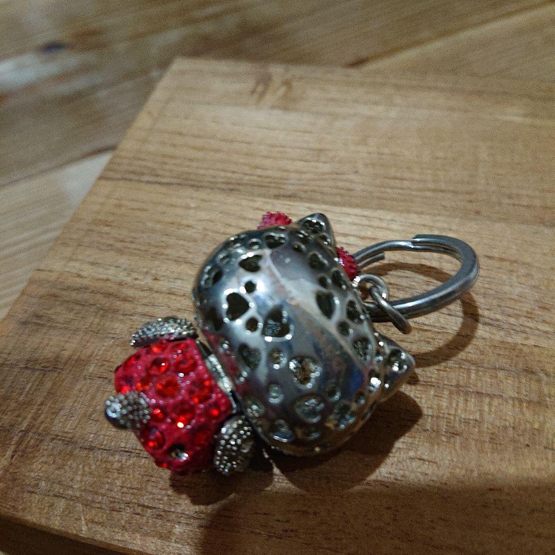 ハローキティ ビジューキーホルダー 2010年 根付