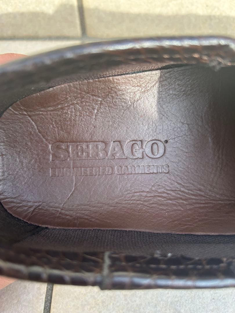 エンジニアードガーメンツ SEBAGO overlap DK brown