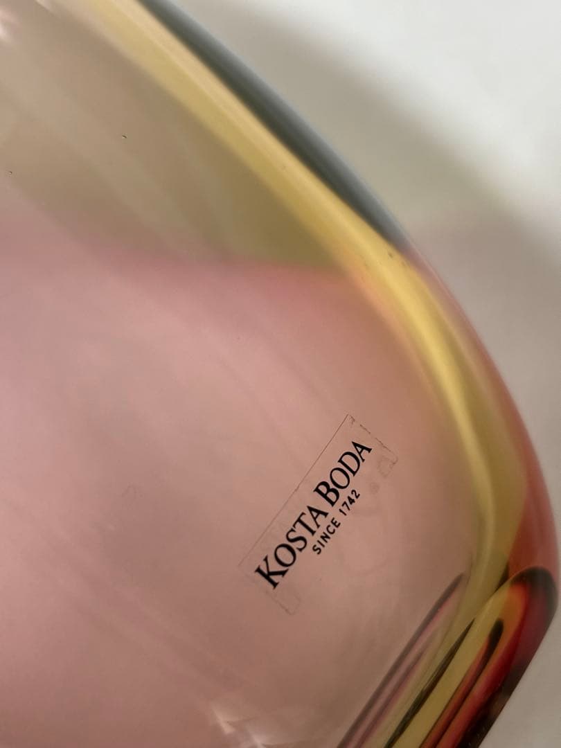 kiri様 コスタボタ ピンクグラデーションガラスボトル