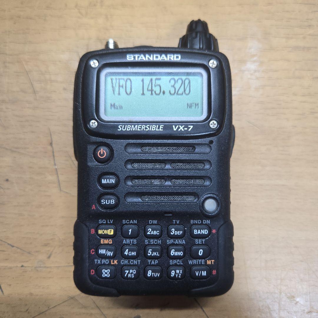 八重洲無線 STANDARD VX-7 トリプルバンド受信機 アンテナ付き
