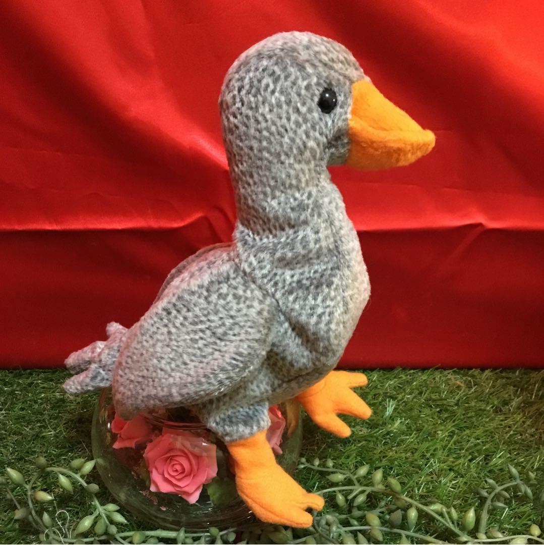 3月11日誕生日⚫灰色ガチョウ️○Ty ビーニーズ Beanie Baby - メルカリ