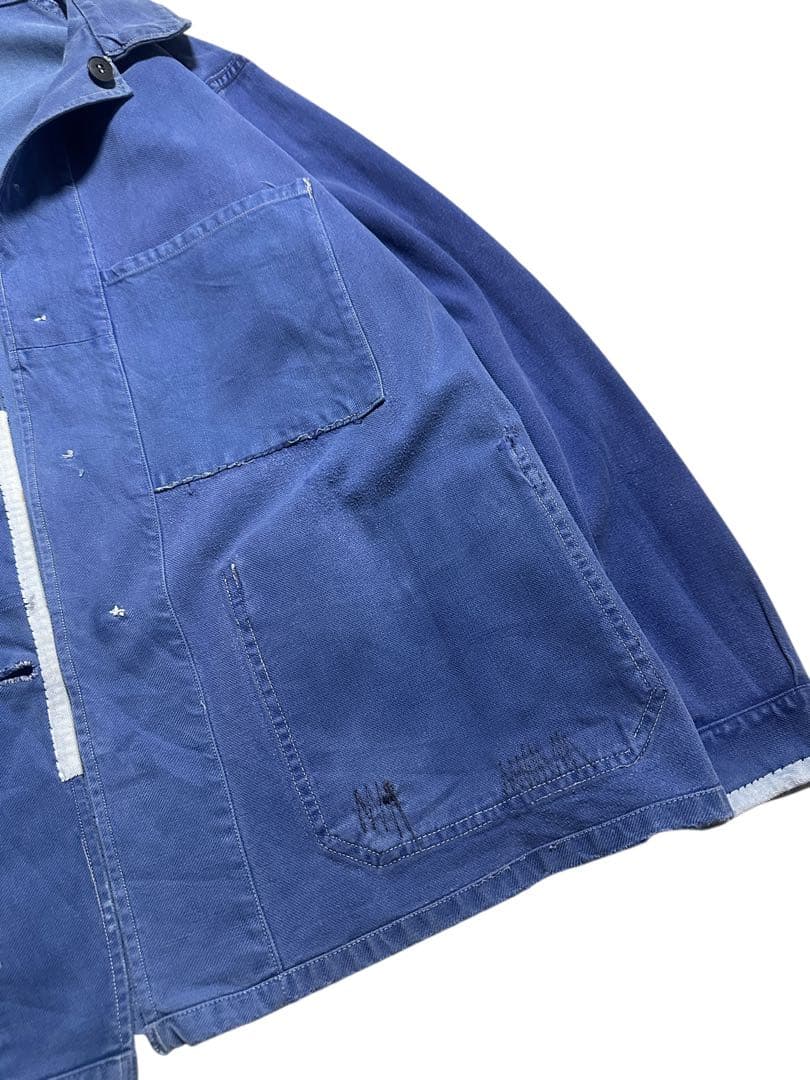 60s フレンチワークジャケット コットンツイル　ユーロワーク ビンテージ