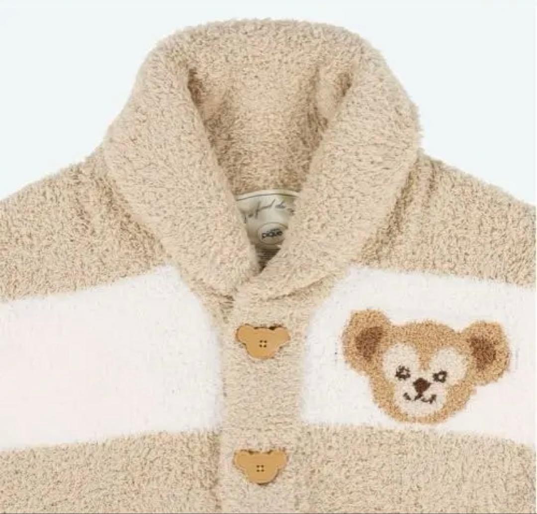 ダッフィー ジェラートピケ カーディガン もこもこ サイズM〜L