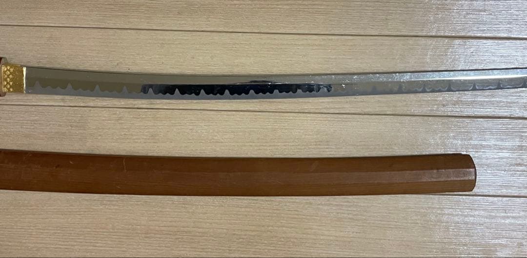 模造刀　居合刀　白鞘　太刀　武具　b523