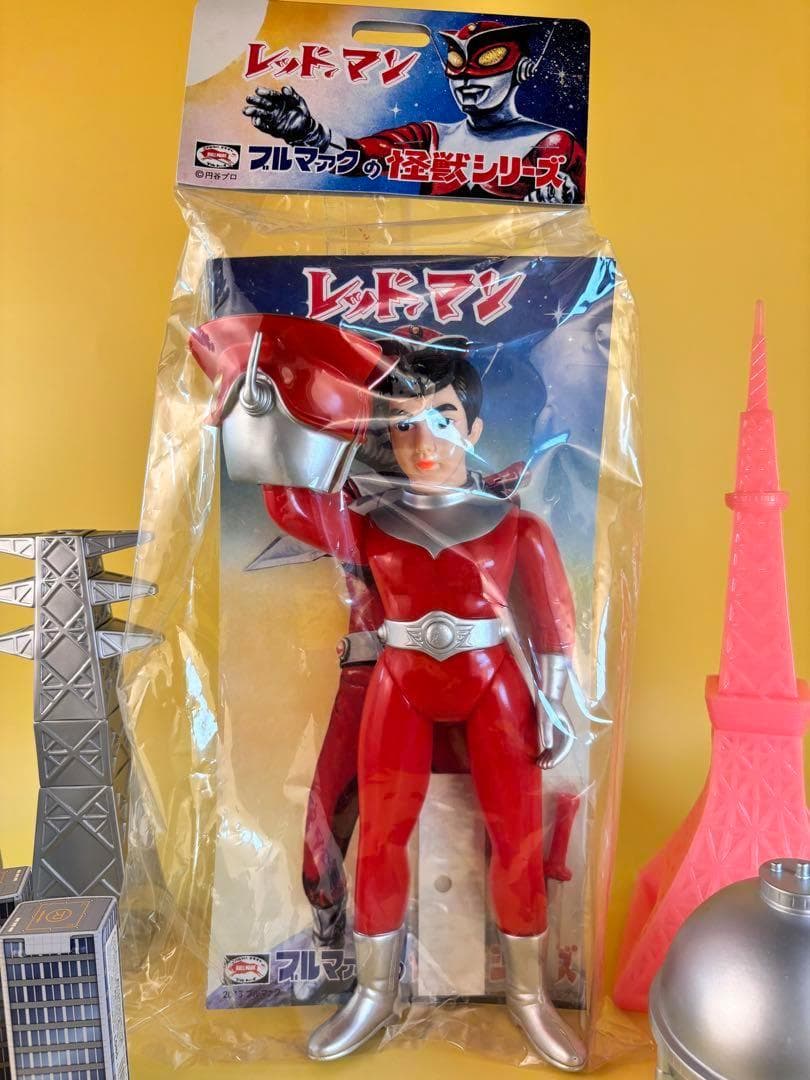 ブルマァク レッドマン面脱着可 二期版(レッド剣付き) 300mm